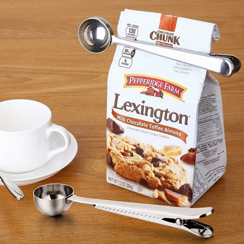 

Stainless With Clip - Measuring And Sealing Coffee Packets