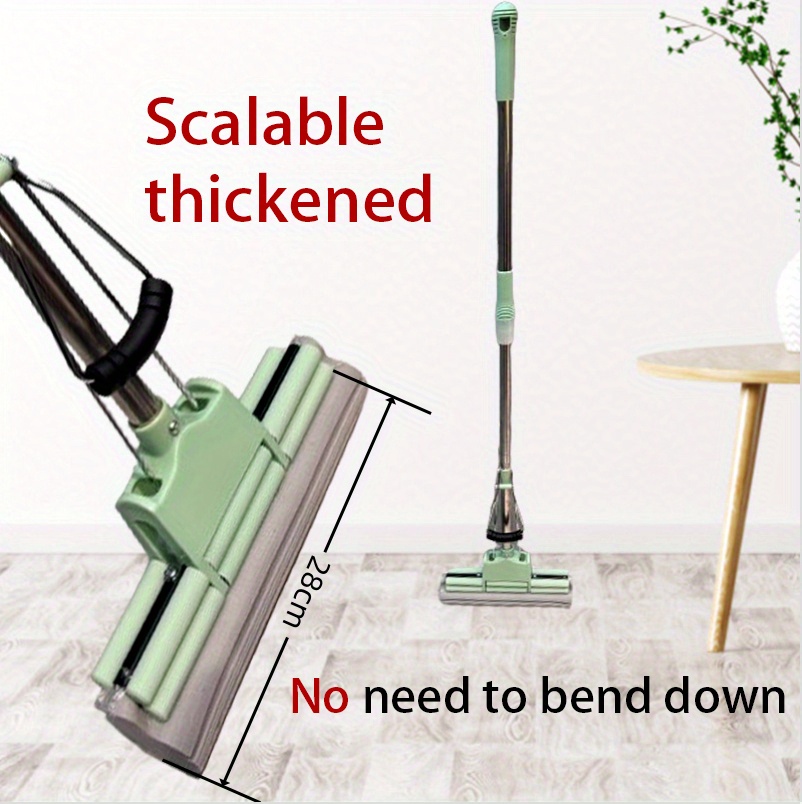 A Must ! free Retractable Sponge Mop A Temu