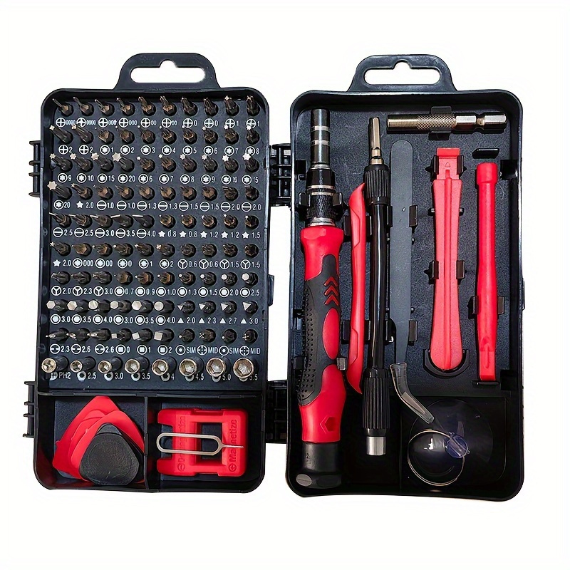 TEMU 1 Set 115in 1 Screwdriver Set, Steel Screwdriver, Multifunctional Precision Screwdriver For Computer Pc For Tablet Device Watch Repair, Home Tool