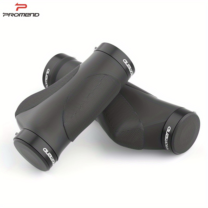 

Promend Ergonomic Bike Grips, Aluminum Alloy Lock-on Rubber Handlebar Grips For Folding Bicycles, Cycling Equipment Accessories