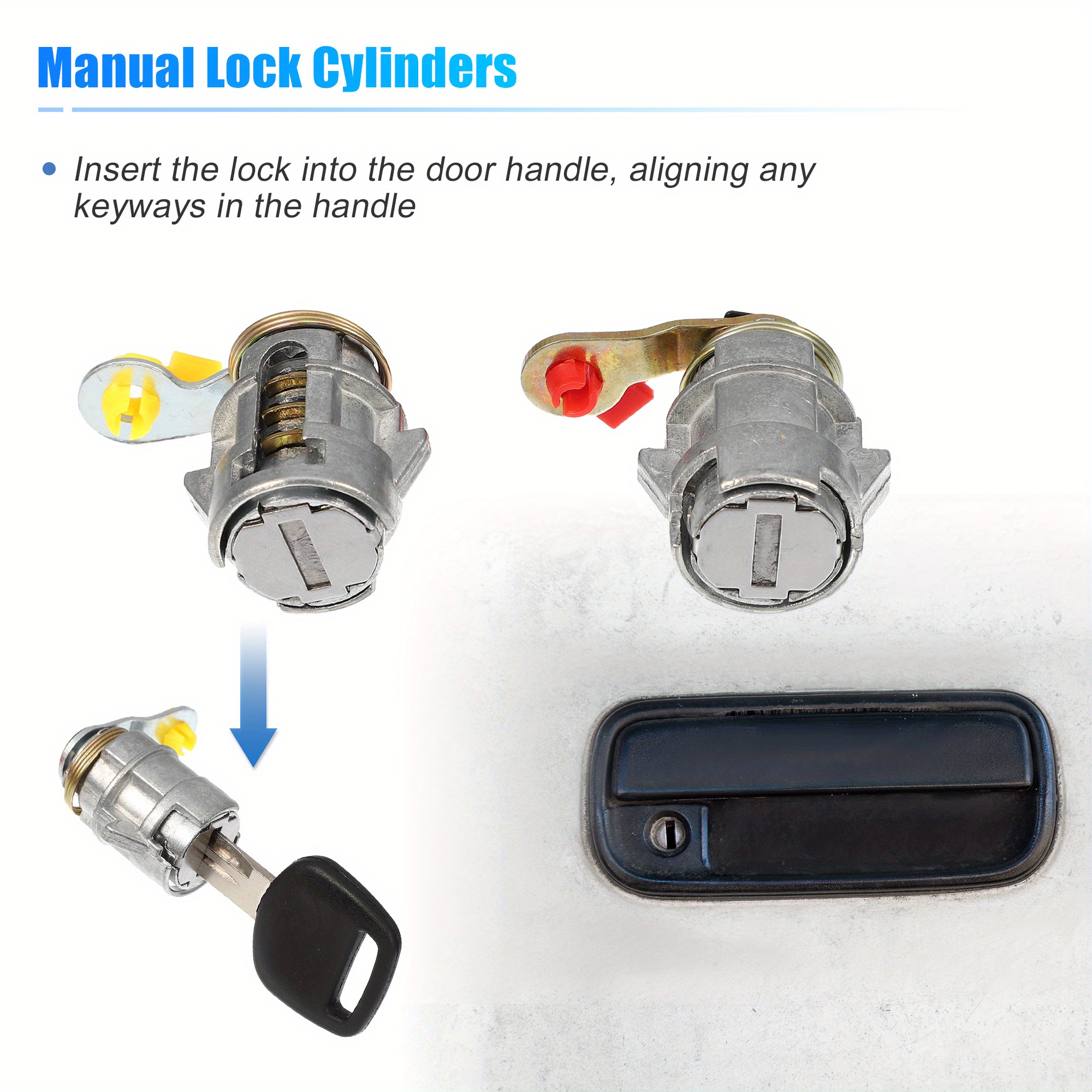 switch door lock cylinder key - Temu