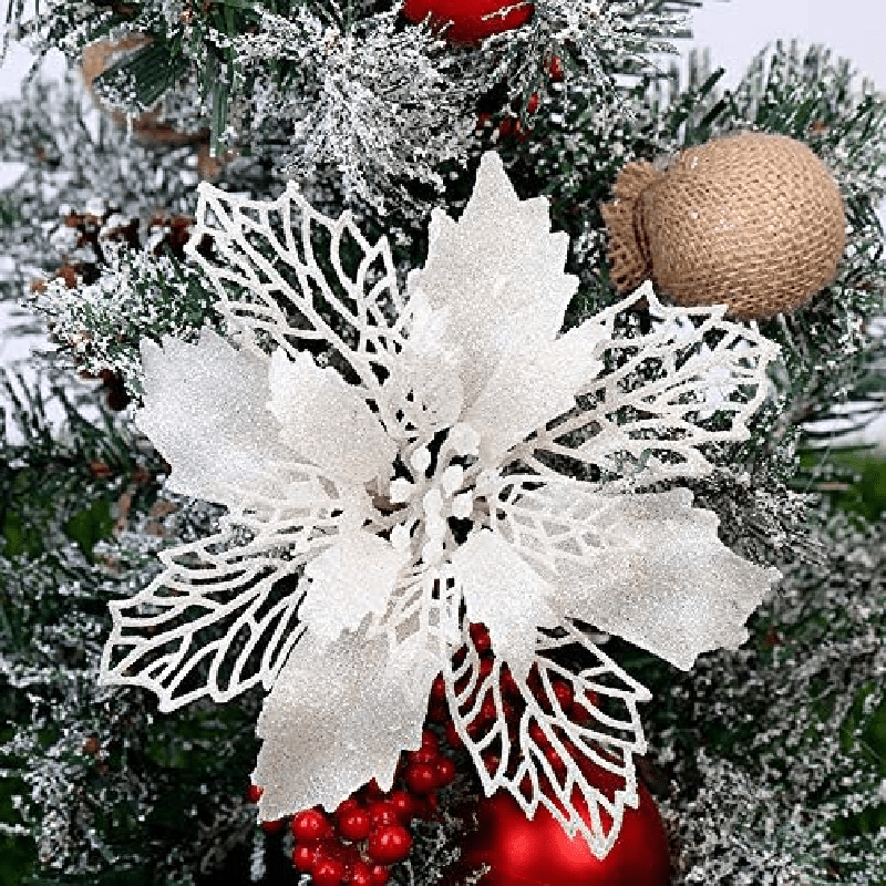 

[ ] 8pcs 6.3'' - For Christmas Tree, Wreath & Decorations