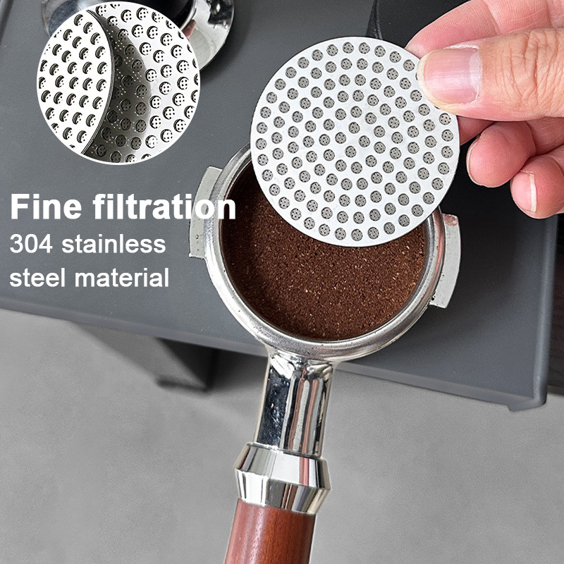 

Professional Barista Reusable 304 Stainless Screen - Ultra-thin, , High Filter For Espresso Machines