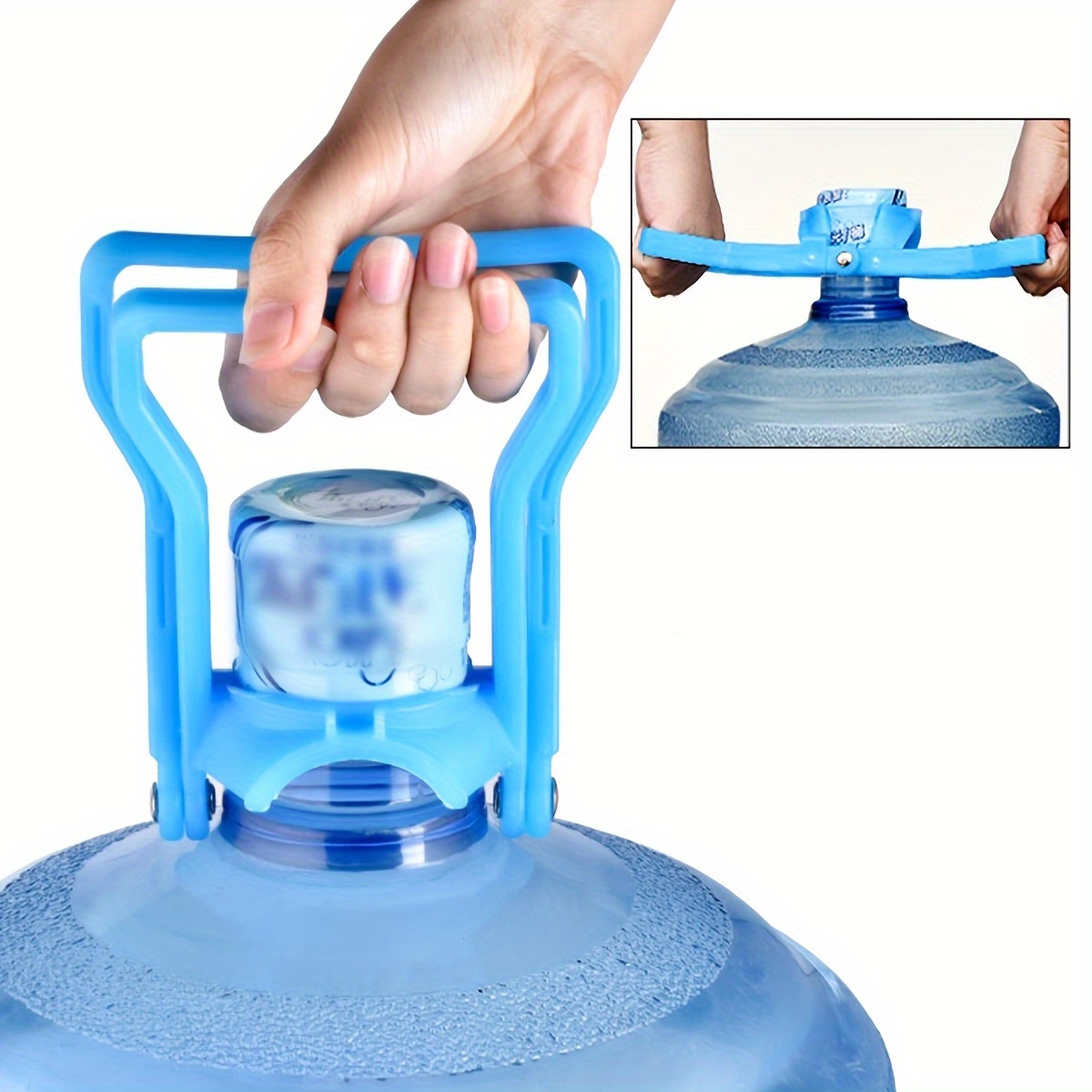 1 2pcs ergonomic dual handle water bottle carrier energy   water jug lifter sturdy ppsu   for easy lifting and carrying of large bottles details 0