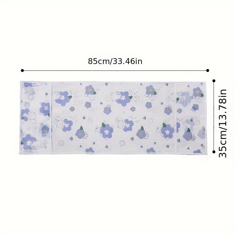 Copertura Antipolvere Per Microonde - 30,5 X 88,9 Cm, Tasche Laterali, Design Decorativo Per Cucina (Rosso Scuro) - Foto 6