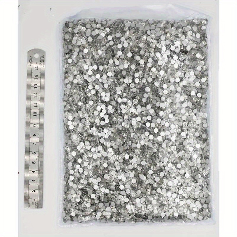 10000 pcs crystal ab flatback rhinestones non hotfix resin gems for nail art diy craft jewelry making accessories details 4