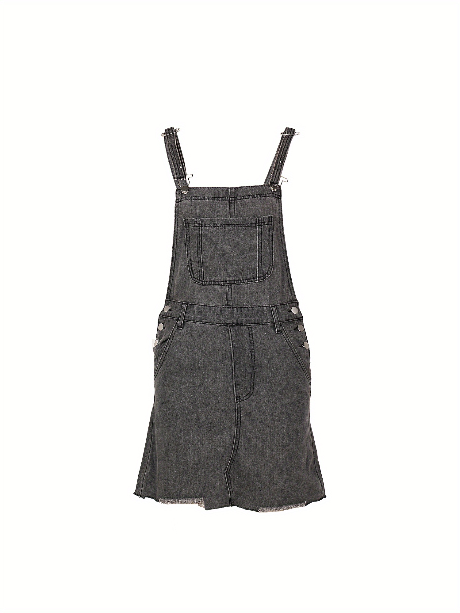 women denim strap dress summer camouflage denim short dress Temu