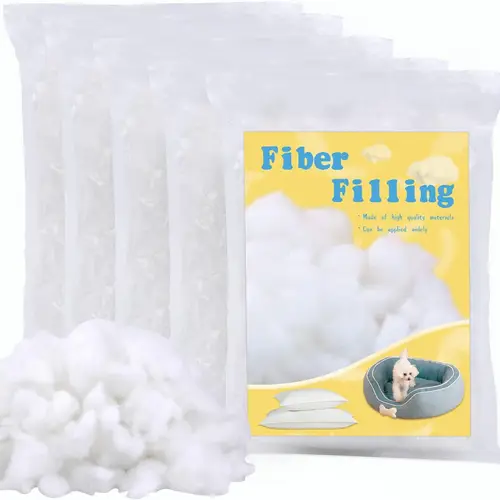 wuturee 350 450 900g polyester fiber fill stuffing for fabrics doll and pillows filling and sewing diy handmade craft accessories set