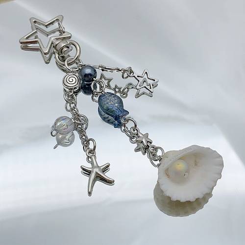 handcrafted charm shell versatile keychain for bags backpacks home decor