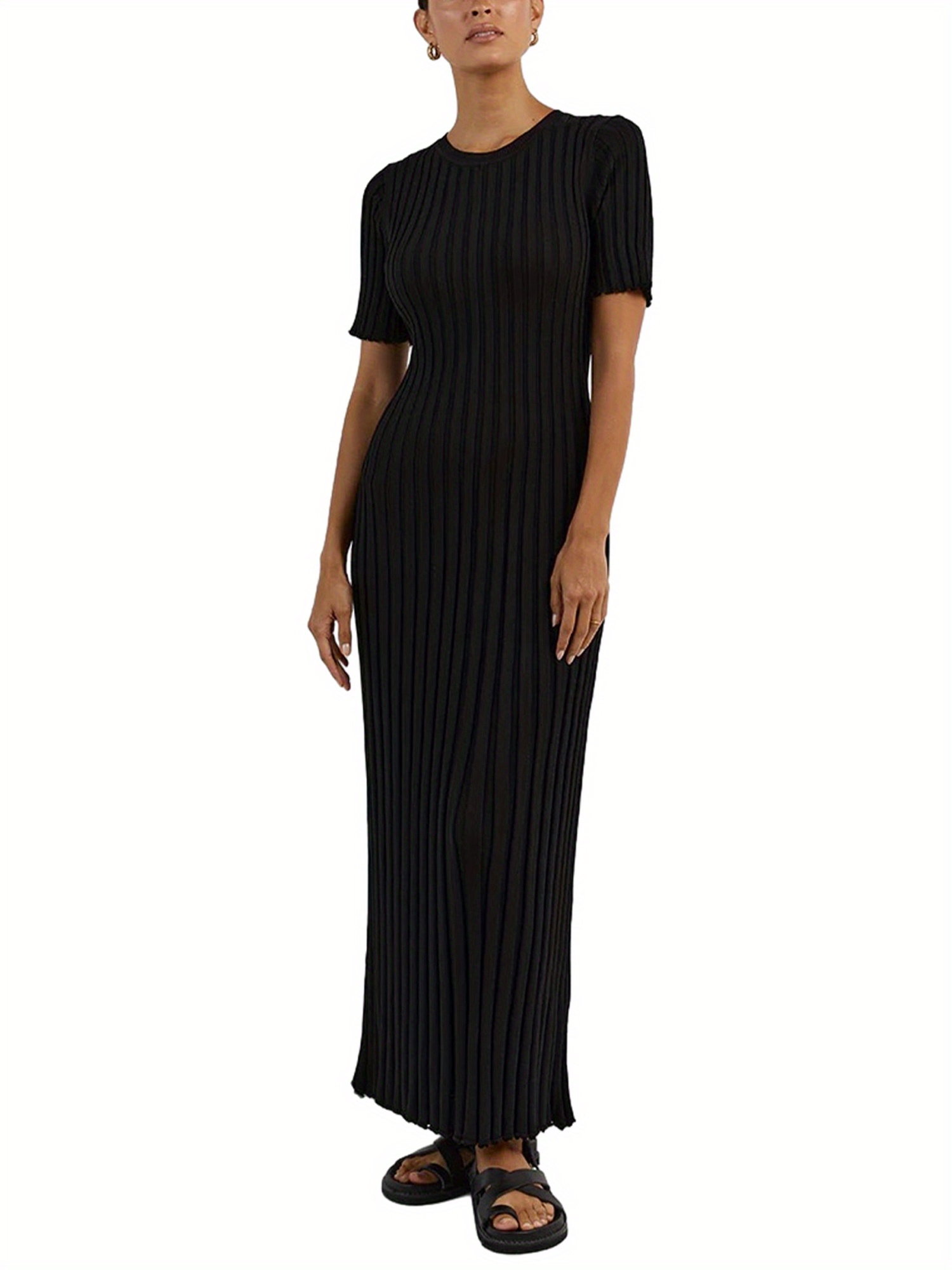 rib knit dress sold on Temu United States