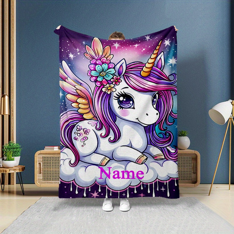 

Personalized Blanket, 1pc, , Polyester Knitted, Mixed , For - 200-/㎡