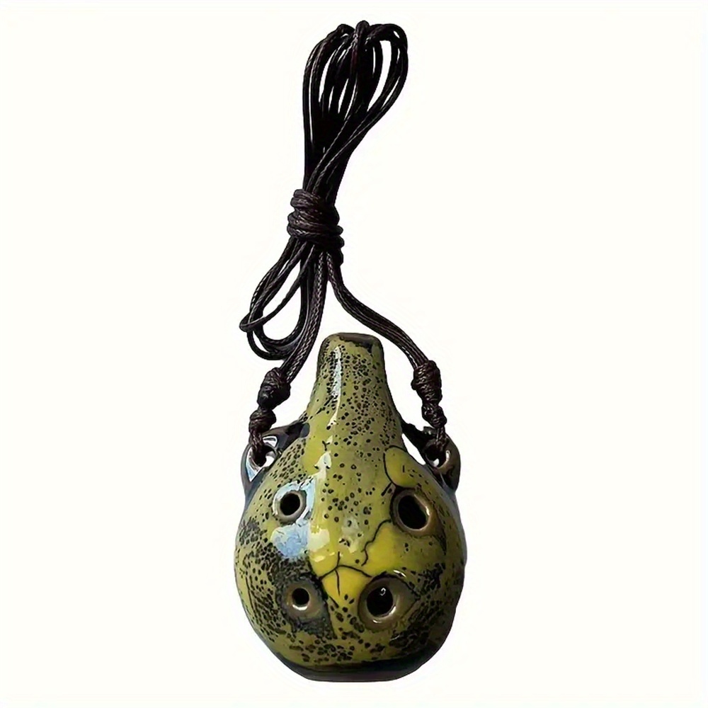 Image of 6 Hole Ceramic Mini Ocarina Ceramic Crafts Musical Instruments