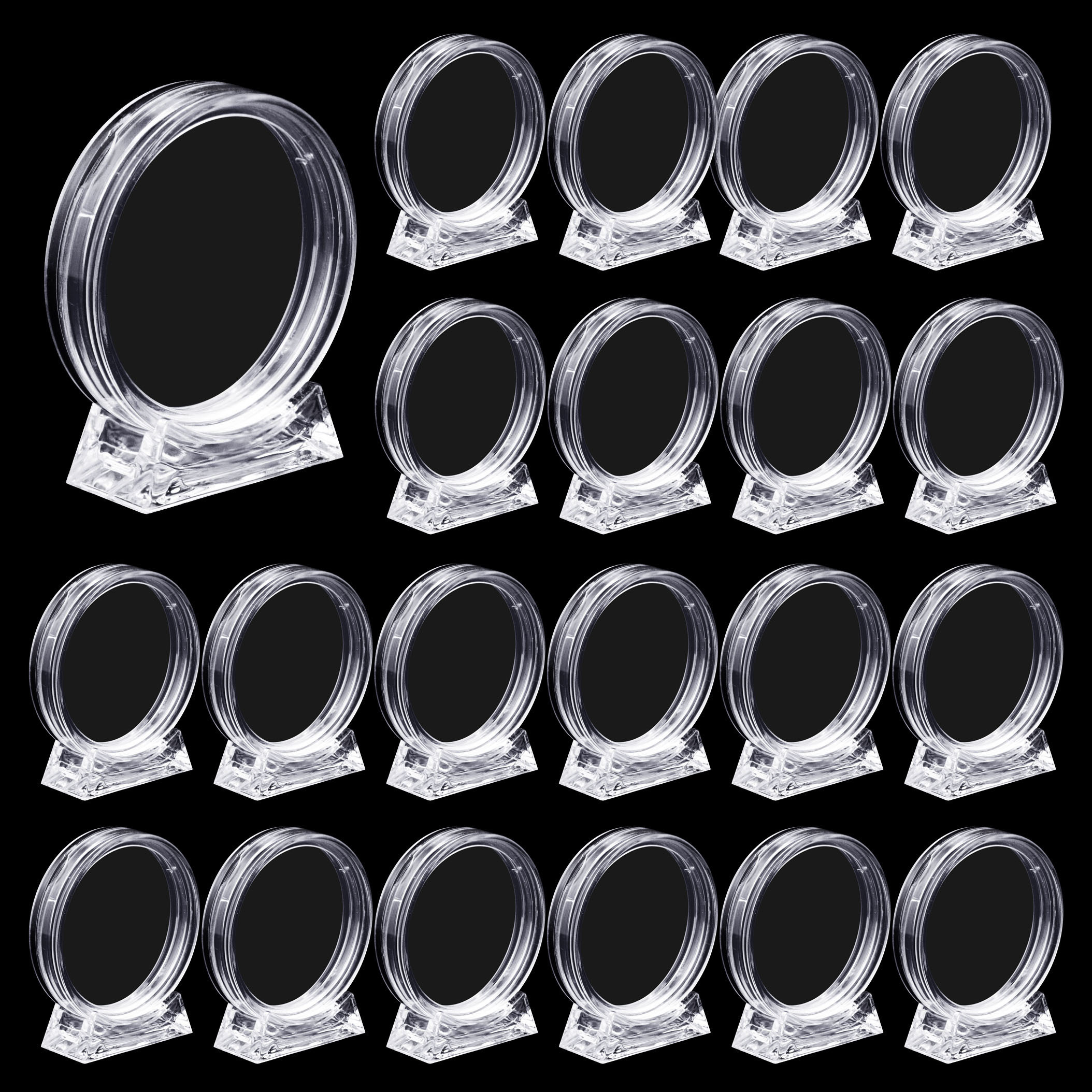 10packs challenge   holder capsules with stand   home decorations
