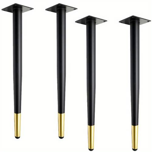 sea freight 4pcs 72cm 65cm dressing table cone modern metal furniture table legs conical golden sofa furniture leg coffee bar chair leg feet length