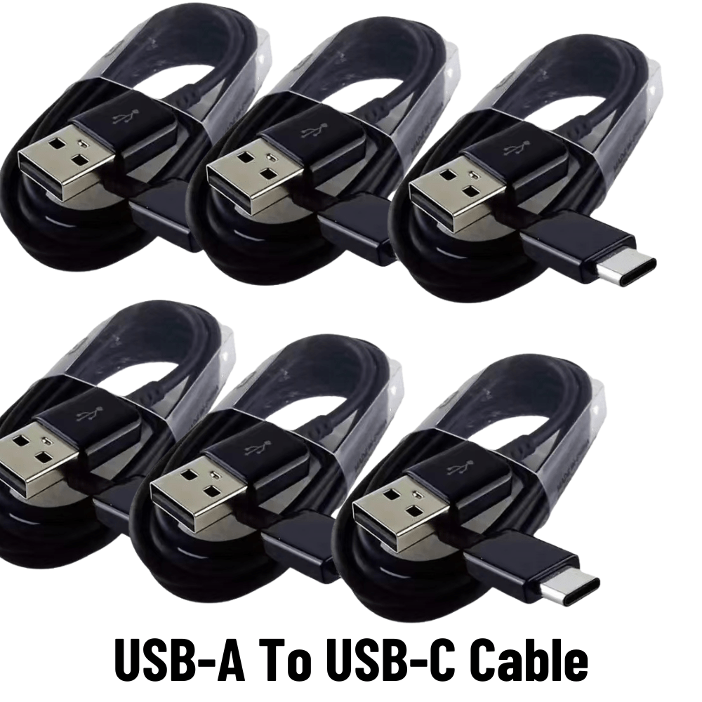 

6x Usb Type C Cable Fast Charging Usb-a To Usb-c Charger 4ft Cord Lot For Iphone 15 Samsung