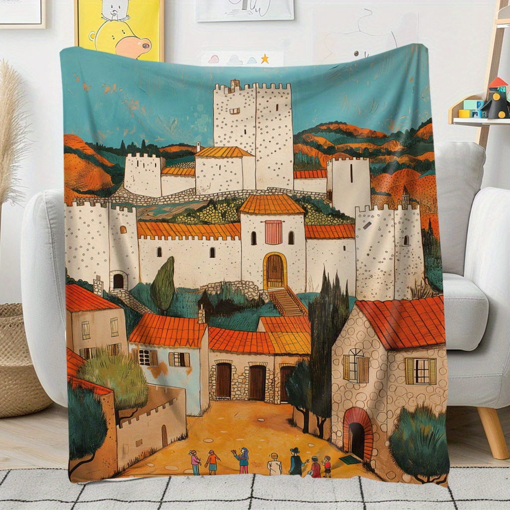 

Spanish- Flannel Blanket - , For & , For , , And Decor