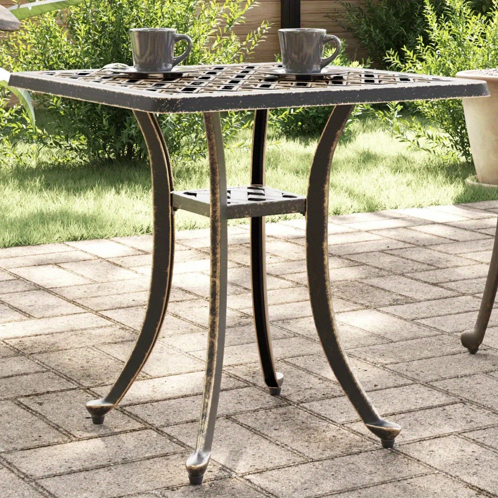 

Garden Table Bronzes 53x53x53 Cm Cast Aluminum