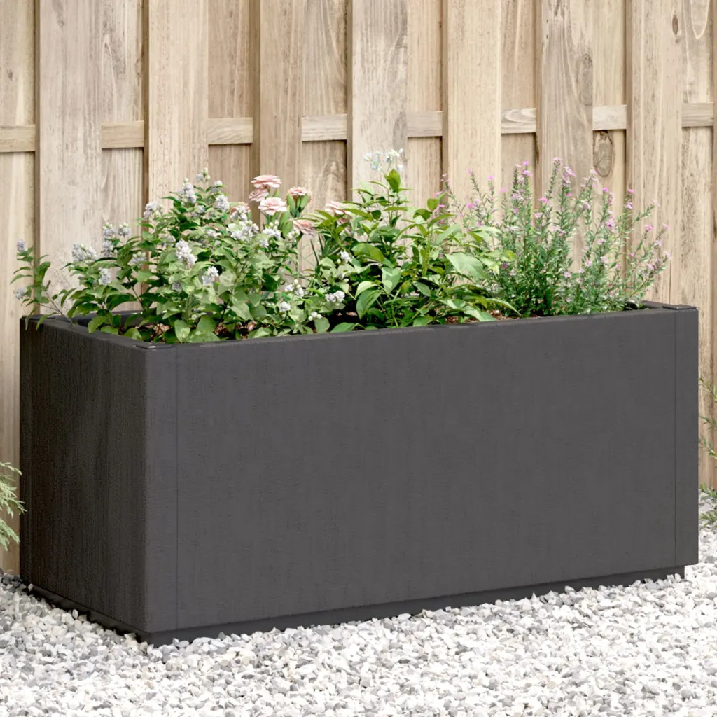 

Planter Dark Gray 80x36x35 Cm Pp