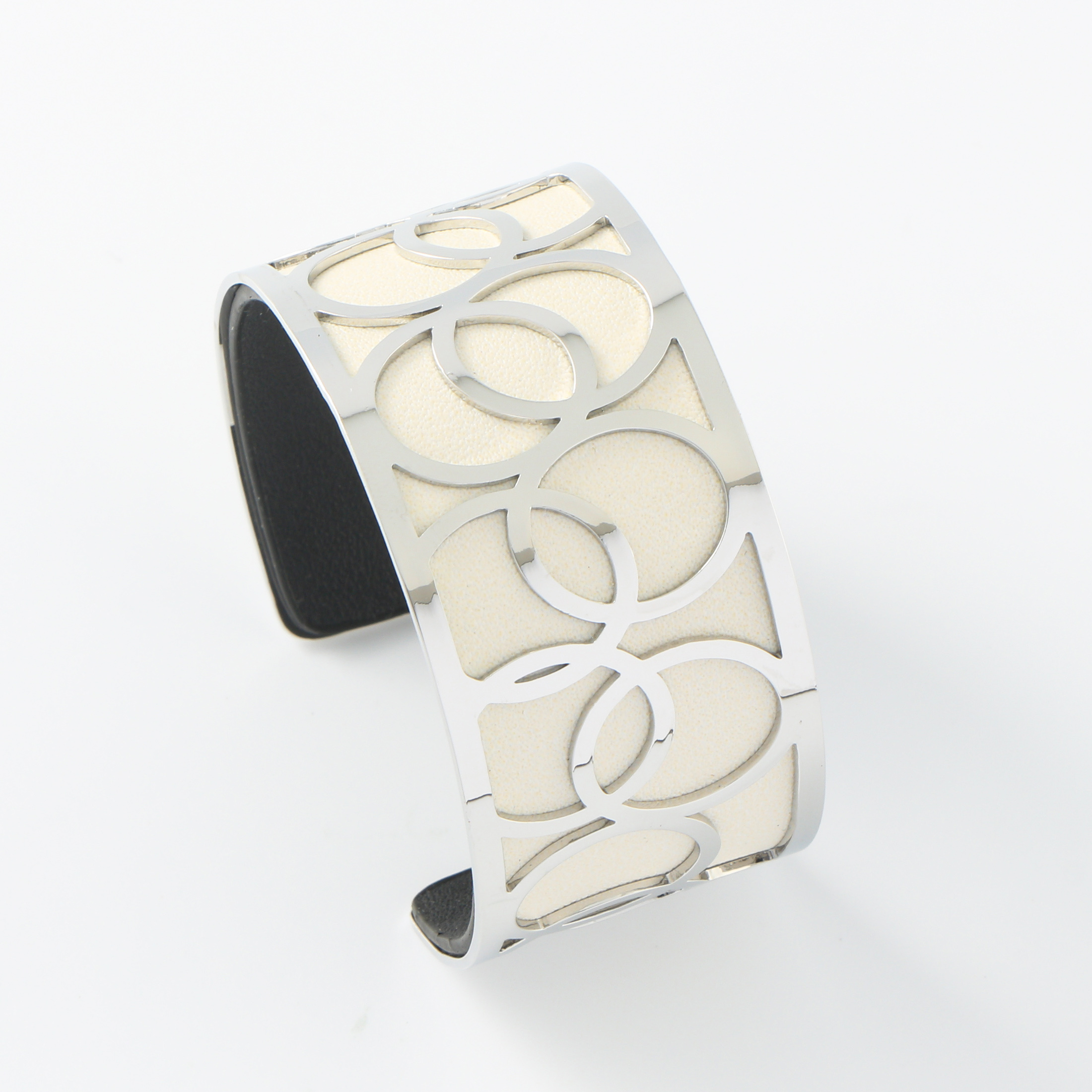 TEMU 1pc, Women's Fashion Bracelet, Light Luxury Vintage Style, , Replaceable Double-sided, Open Bracelet, Suitable For Daily Wear As A Jewelry Gift