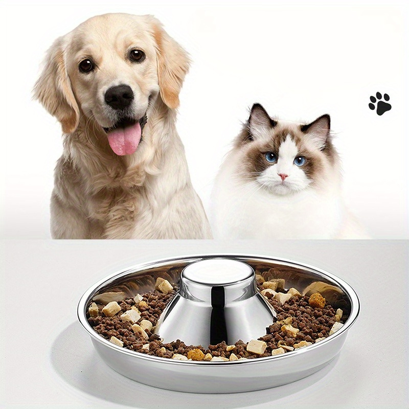 

2pcs Steel Pet Bowls For & - Feeding For & , For Multiple And