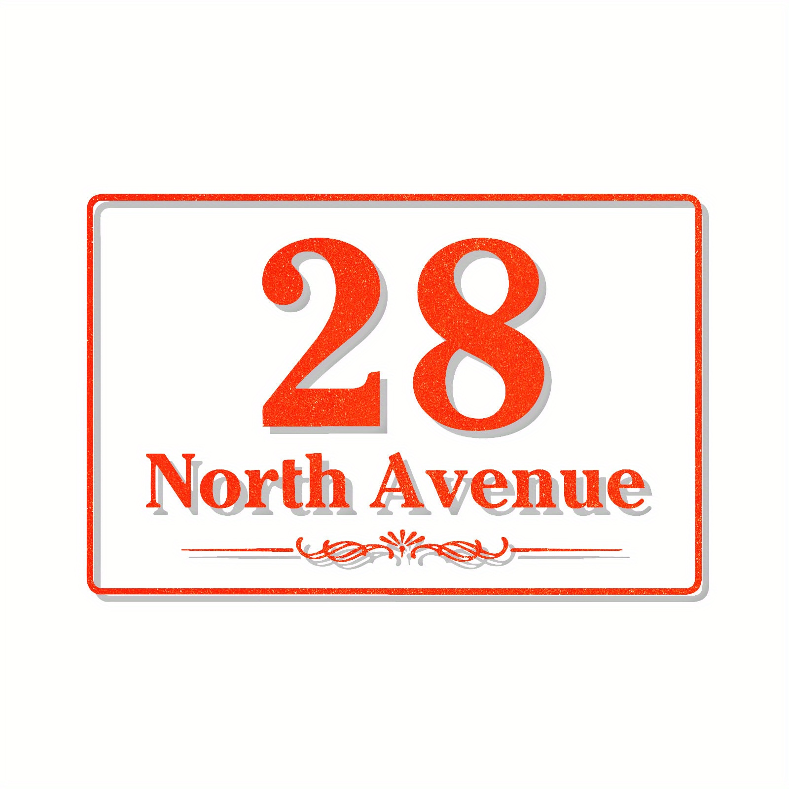 Personalisiert Mülltonnen Aufkleber | Hausnummer & Straße | Wetterfest Vinyl