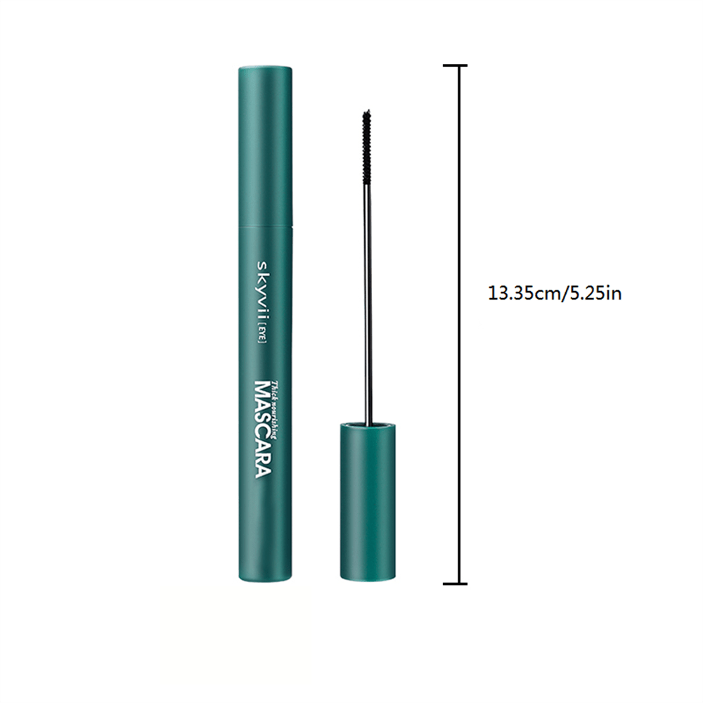 4D Mascara, Black, Waterproof, Ultra-Long, Volumizing, Long-Lasting Smudge-Proof, Effortlessly Adds Length and Depth for Enhanced Charm with Plant Squalane