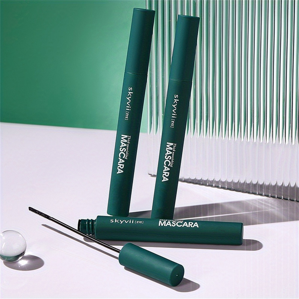 4D Mascara, Black, Waterproof, Ultra-Long, Volumizing, Long-Lasting Smudge-Proof, Effortlessly Adds Length and Depth for Enhanced Charm with Plant Squalane