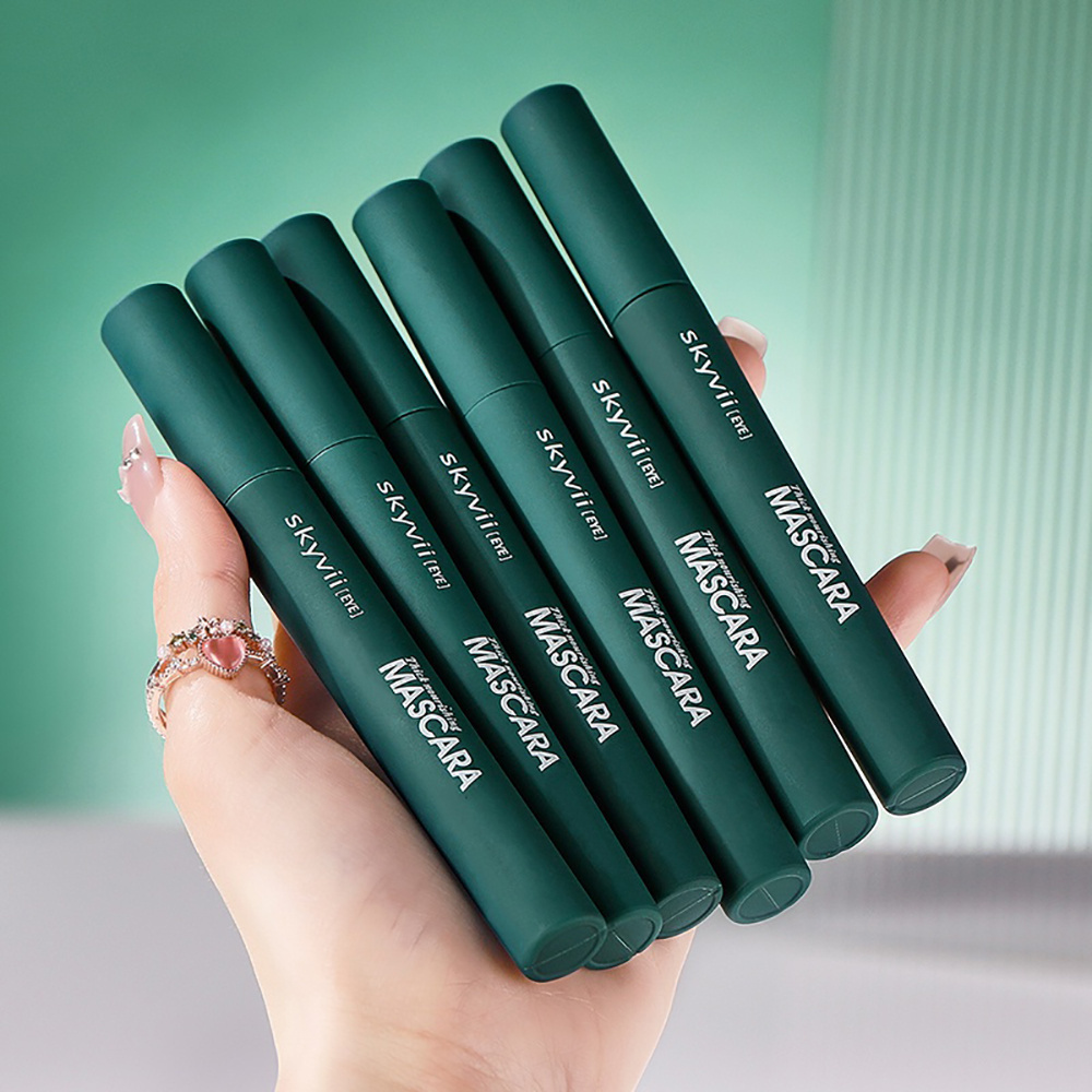 4D Mascara, Black, Waterproof, Ultra-Long, Volumizing, Long-Lasting Smudge-Proof, Effortlessly Adds Length and Depth for Enhanced Charm with Plant Squalane