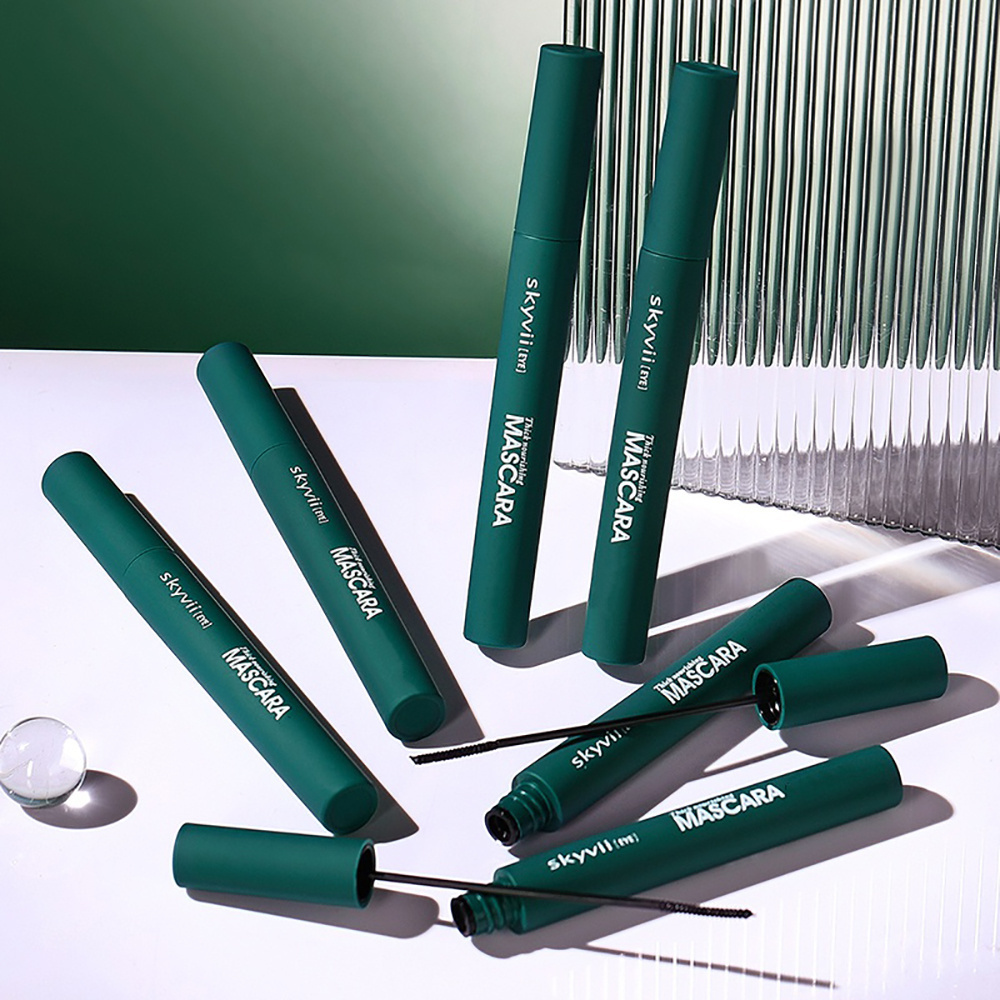4D Mascara, Black, Waterproof, Ultra-Long, Volumizing, Long-Lasting Smudge-Proof, Effortlessly Adds Length and Depth for Enhanced Charm with Plant Squalane