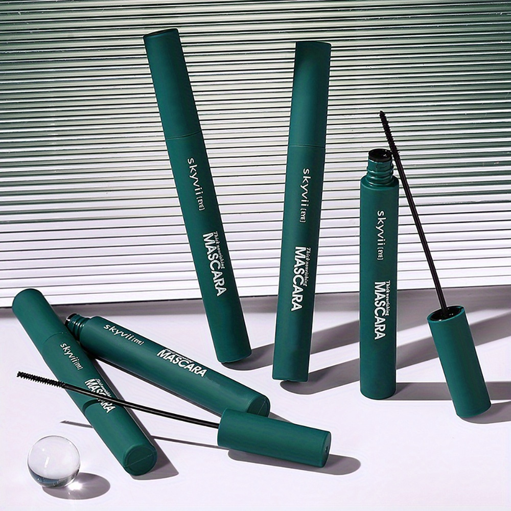 4D Mascara, Black, Waterproof, Ultra-Long, Volumizing, Long-Lasting Smudge-Proof, Effortlessly Adds Length and Depth for Enhanced Charm with Plant Squalane
