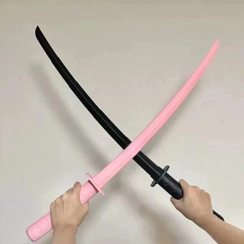 

Retractable Sword - Plastic Material, No Electricity Required, Featherless - Ideal For Cosplay, Larp, Party Favors, And Stage Performance Accessories