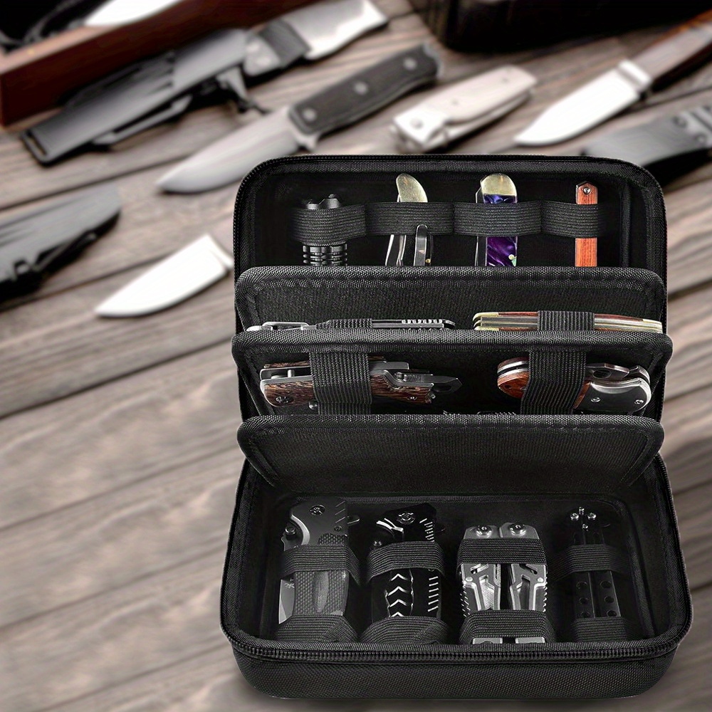 Knife Display Case Holds 24+ Folding Blades - Temu