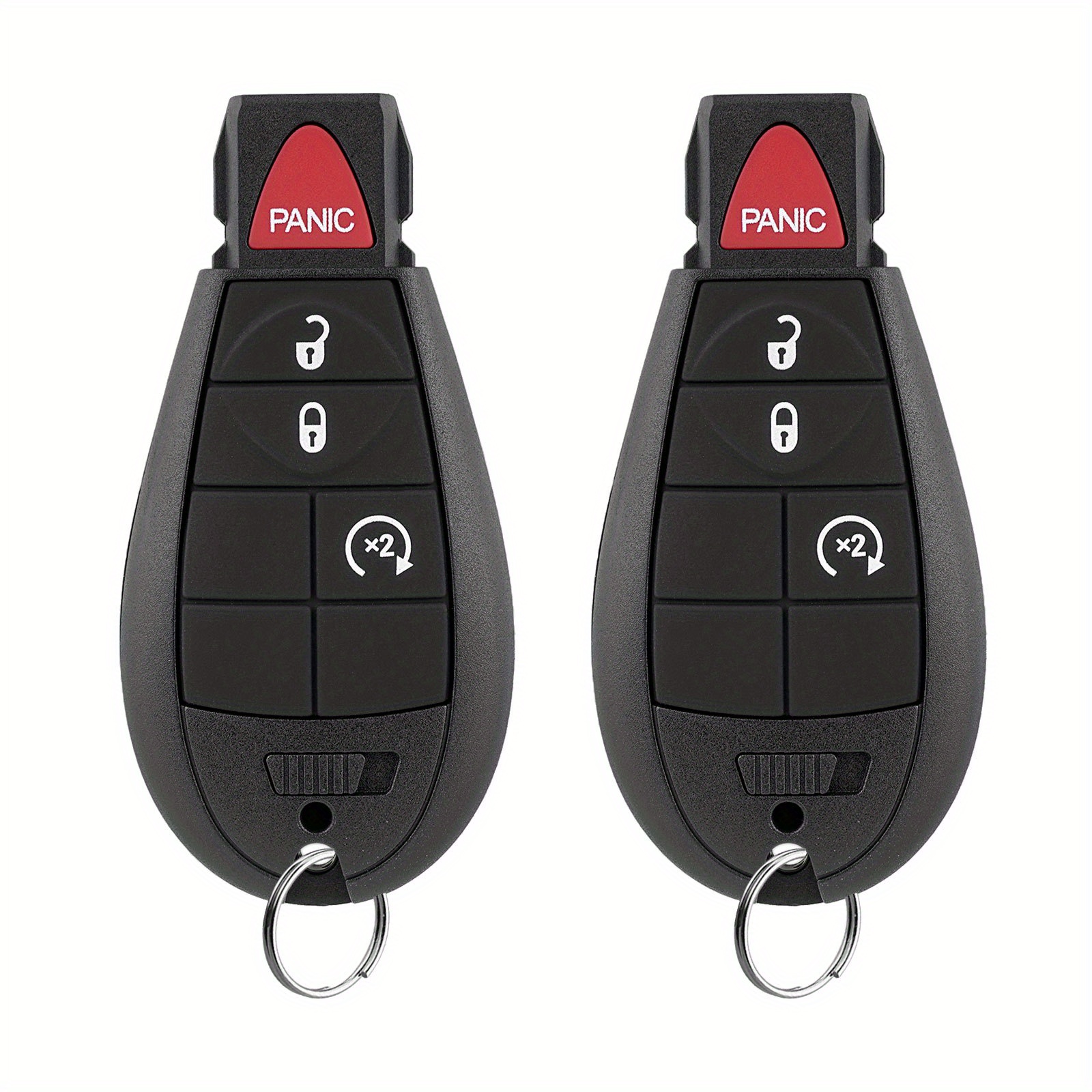 TEMU 2pcs 433mhz Remote Car Key Fob 4 Buttons For For For 1500 2500 3500 4500 5500 Fit For Fcc Id Gq4-53t