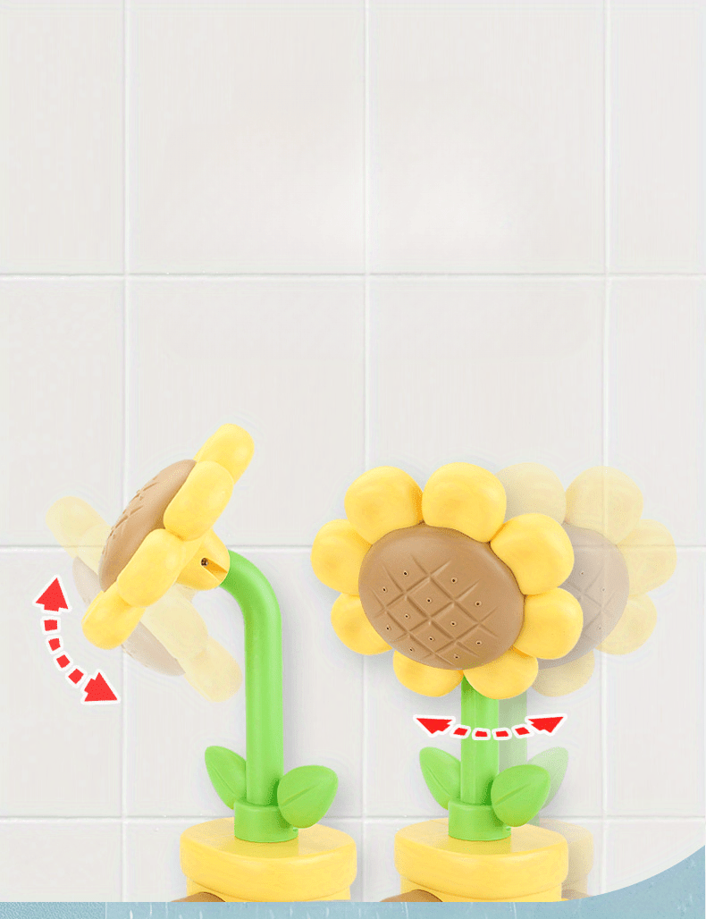 sunflower spray shower fun bath toy for     pvc     toy details 0