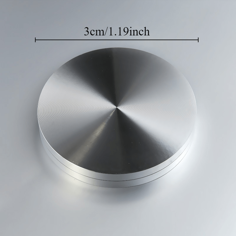 TEMU 1pc Poterie en céramique Jet de poterie Outil de découpe Spinner Rotatif Petit outil Roue à potier Roulement en métal Disque rotatif