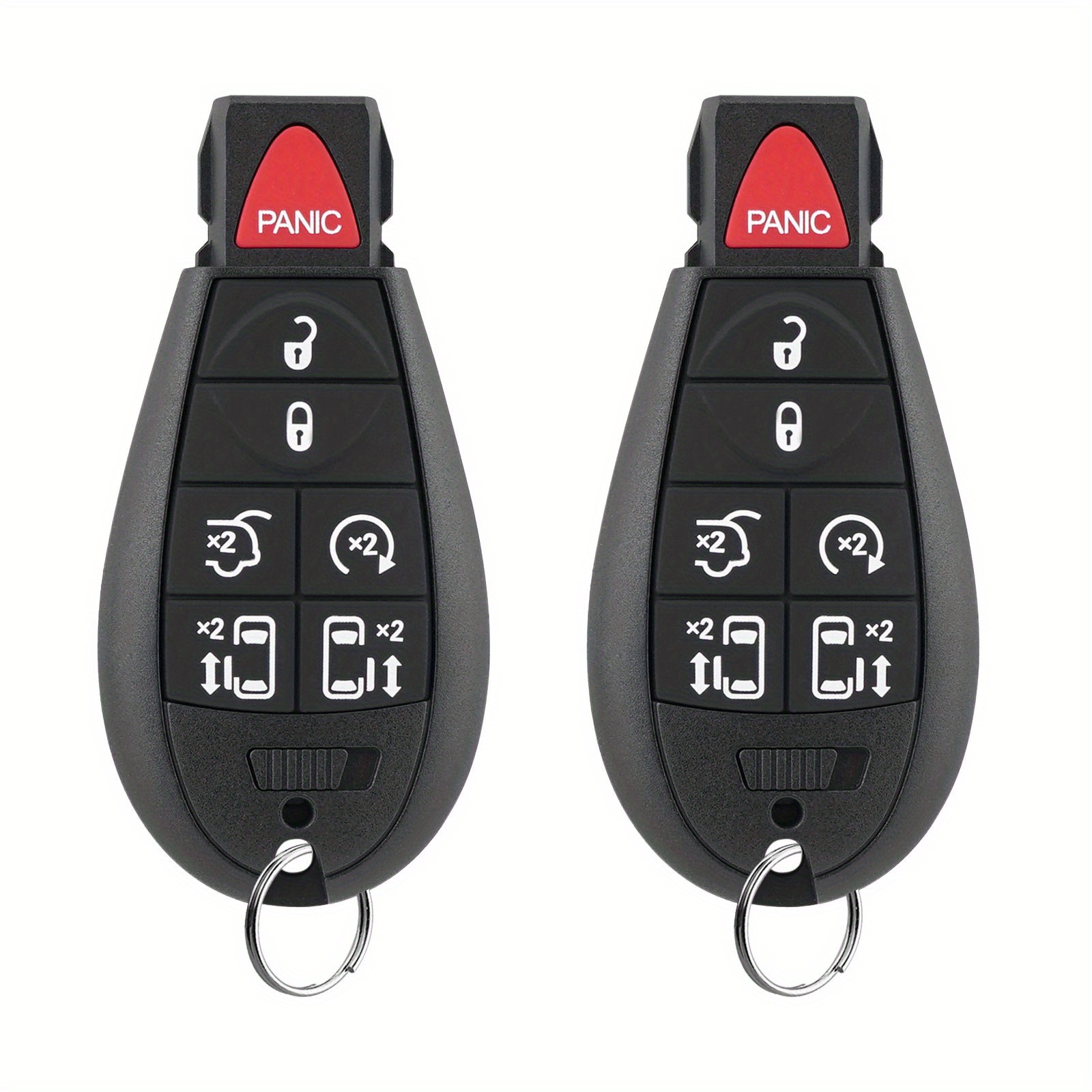 TEMU 2pcs 433mhz Flip Remote Car Key Fob 7 Buttons With Chip For For Grand For For For Town For Fcc Id Iyz-c01c