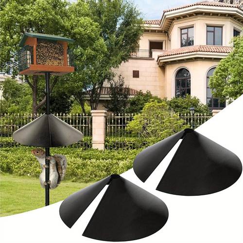 durable squirrel raccoon proof bird feeder pole outdoor hanging wrap around baffle for and decor against squirrels and raccoons