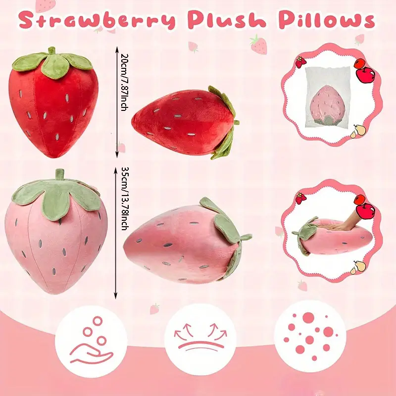 Software Simulation Fruit Strawberry Pillow Software Simulation Fruit Strawberry Pillow