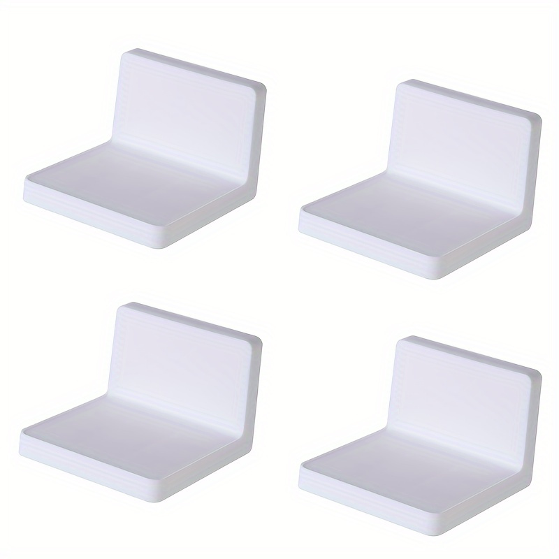 4pcs wall mounted floating shelf no punch wall storage shelf decorative wall storage rack bathroom kitchen study room living room bedroom accessories   and storage supplies room decor home decor floating shelves