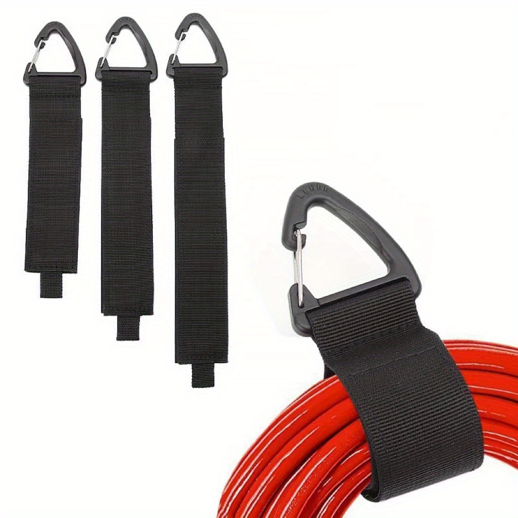 

Nylon Storage Straps With Carabiner Clips: Organize And Heavy Items