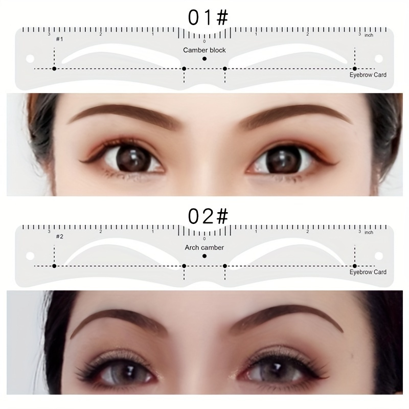 Bande de mesures adhésive sourcils