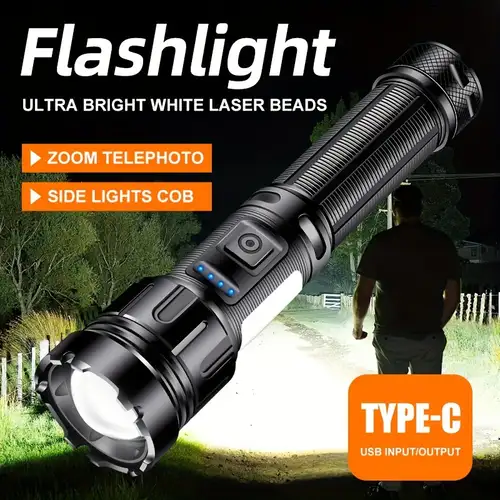 600 lumen flashlight usb rechargeable Police Security AURA-RX Lumens Lithium-Ion Battery Penlight bright 600 lumen Flashlight provides ample light for a variety of tasks with outstanding performance Classic Collection 600 Lumen Flashlight