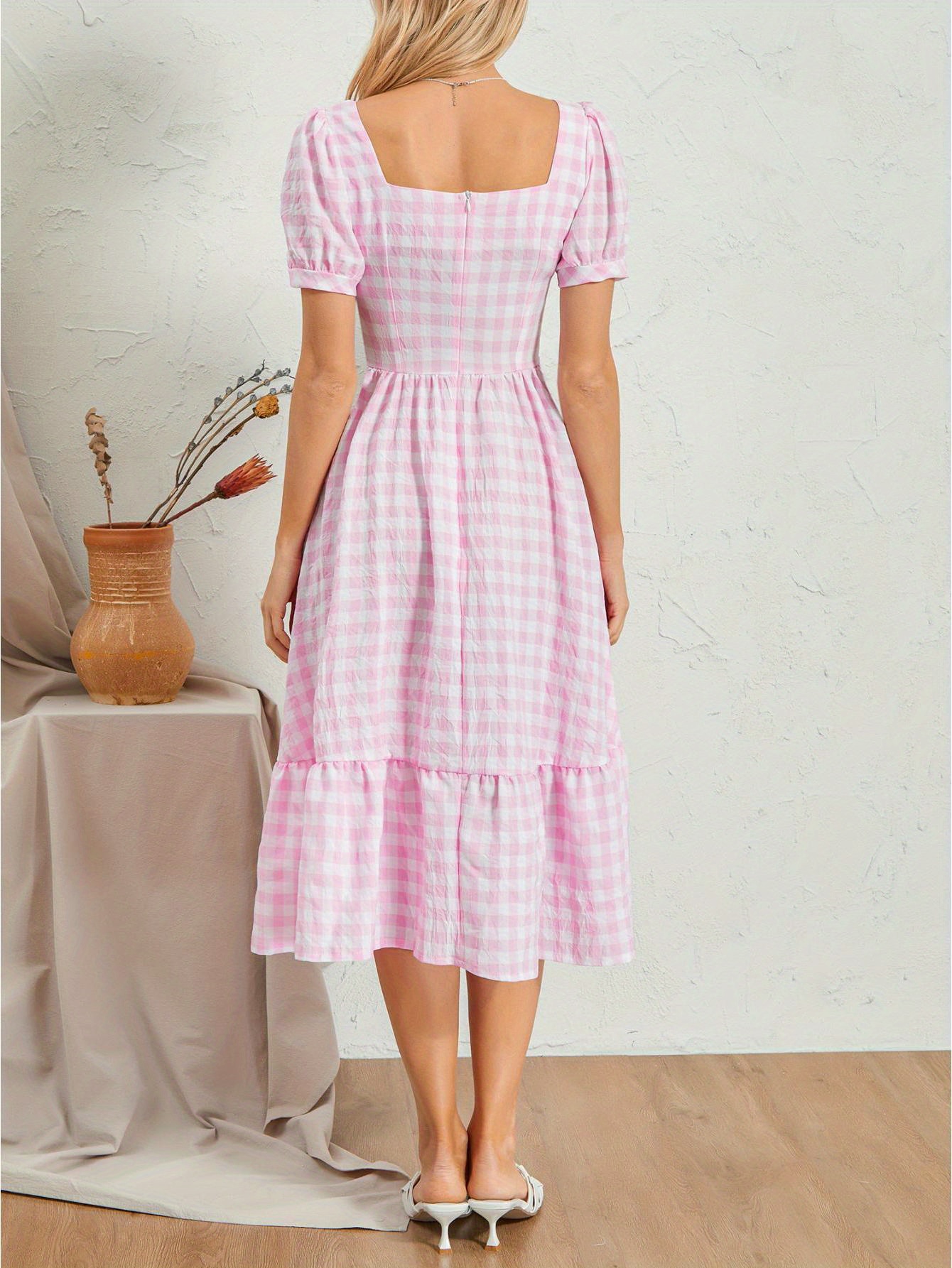 chinese dress ladies Amazon.com: Memoriesea Women's Elegant Square Neck Swing A Line Wedding  Evening Party Midi Dress Apricot : Clothing, Shoes & Jewelry main image 0