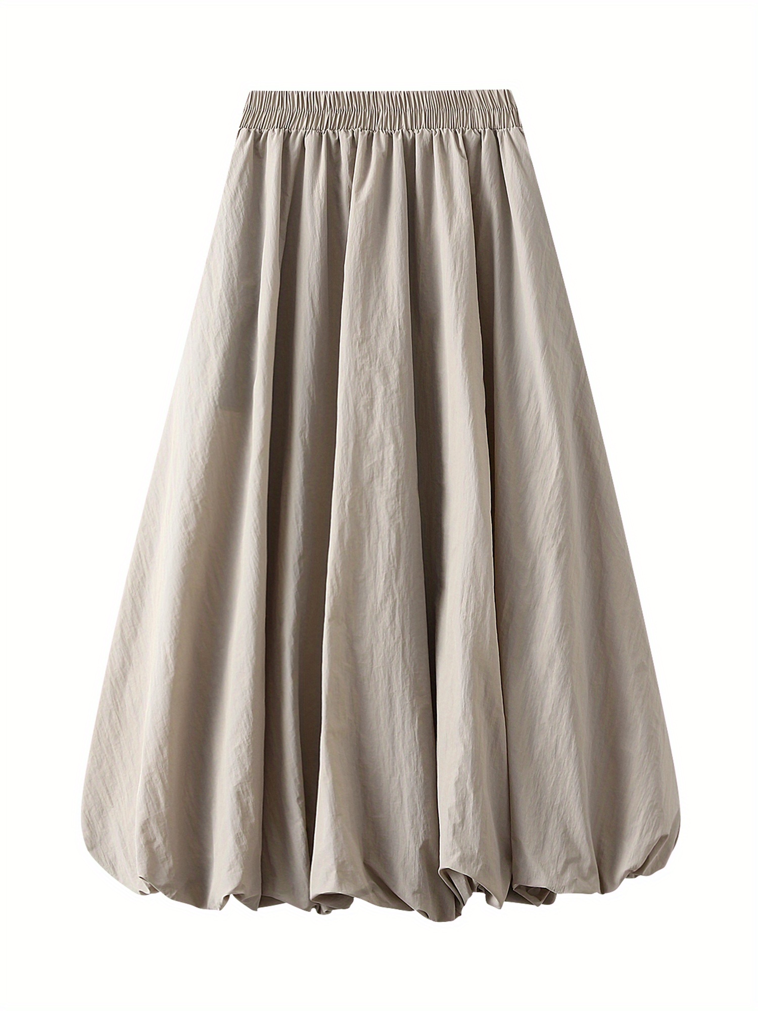 【BAON】24SS★ [BAONHAUS] Check Ribbon Banding Balloon Skirt balloon skirt sold on Temu United States