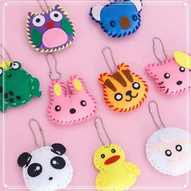 

6 Handmade Keychains - Diy Crafts Kit For Creative Jewelry Making