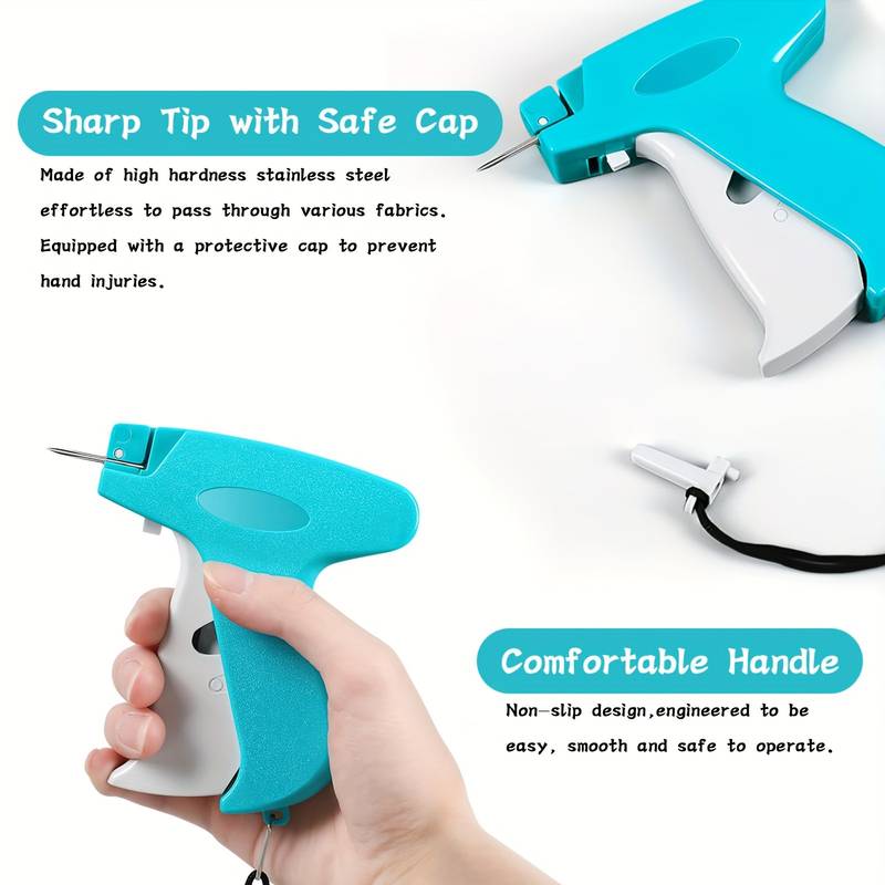 Pistola Riparatrice Per Vestiti Stitchy - Cuce Senza Macchina Con Aghi Micro, Perfetta Per Strappi E Bottoni - Foto 13