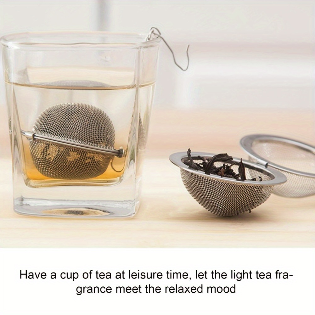 3pcs stainless steel tea infuser set premium mesh ball strainers for loose leaf tea spice herb filters   accessories details 6