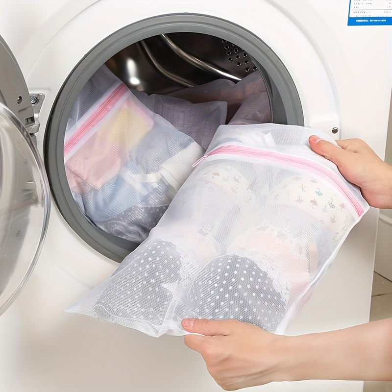 

Mesh Laundry Bags Set: Organizer, Clothes Washing Protector Bags, Suitable For Shirts, Underwear, Socks, Tights, And