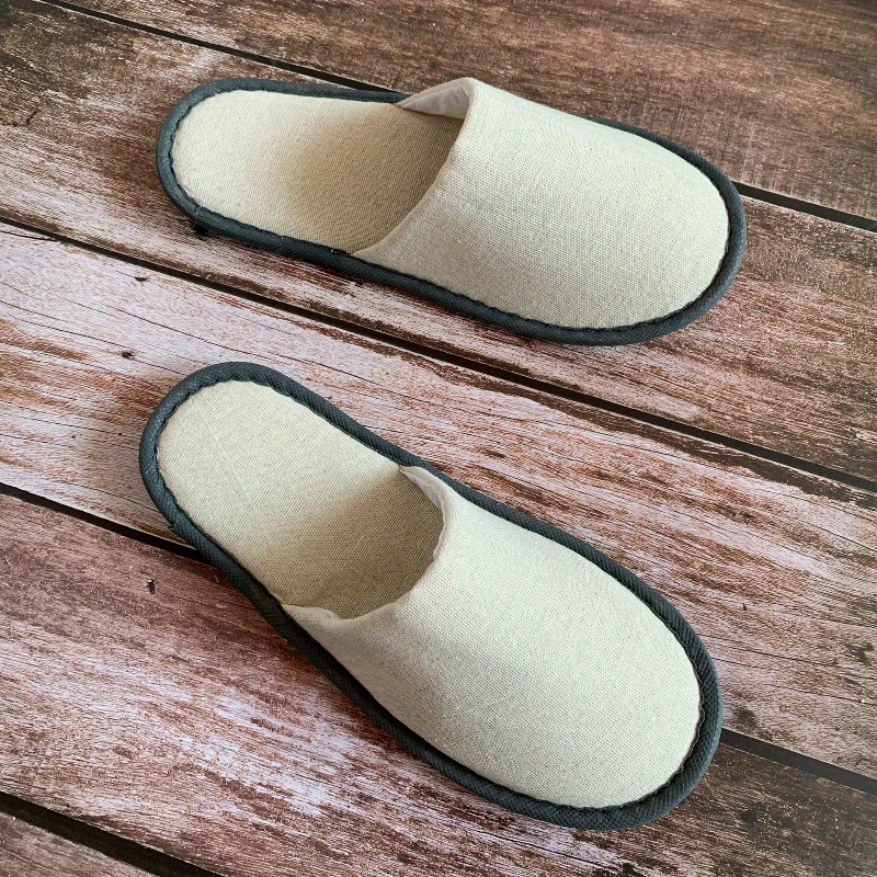 

10pcs High-quality Disposable Slippers - Non-slip, Hotels, Guests & Home Use - Ideal For Halloween, Christmas, Valentine's, Thanksgiving & Graduation