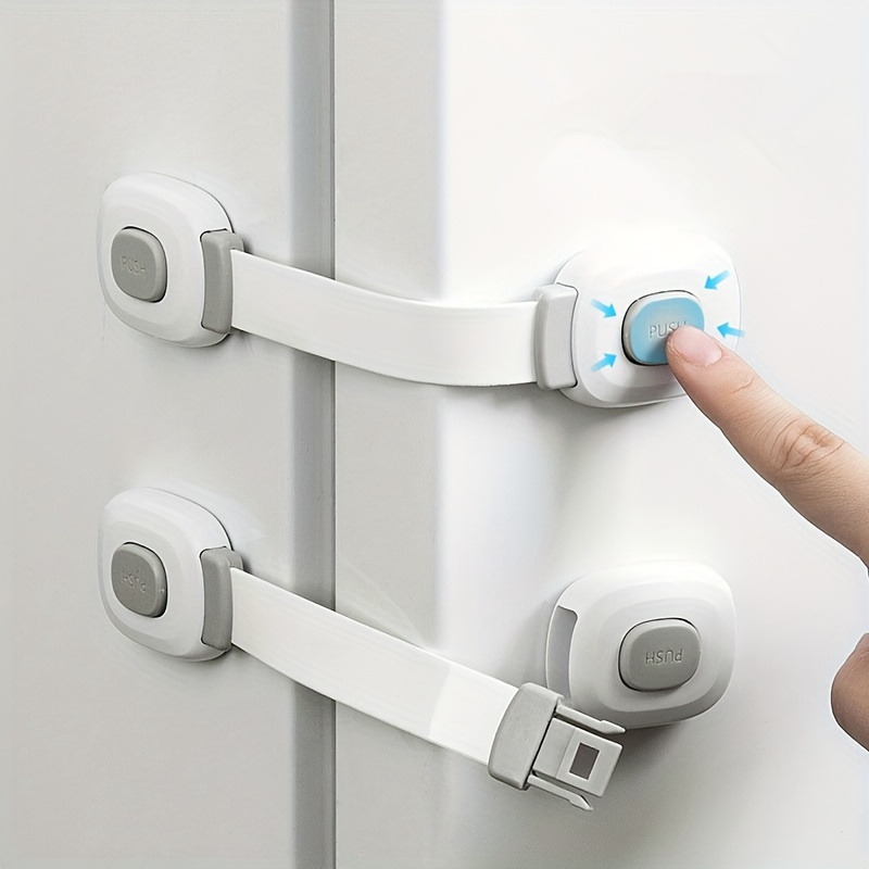 

Safety Lock For Drawers & Refrigerators - Anti-pinch, Childproof Cabinet Door